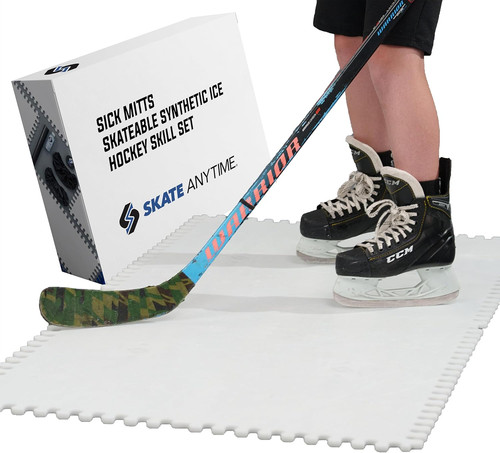 Synthetic ice tiles for hockey - synthetic,
